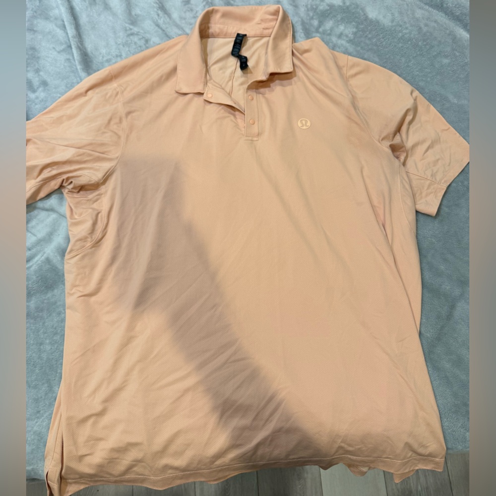 Lululemon Peach Polo Shirt